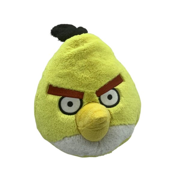 Commonwealth Angry Birds Chuck Charles Plush Toy 11” Soft Stuffed Animal 2010 - Picture 1 of 7